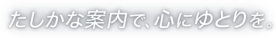 日々の運転に、最高のナビゲーションを