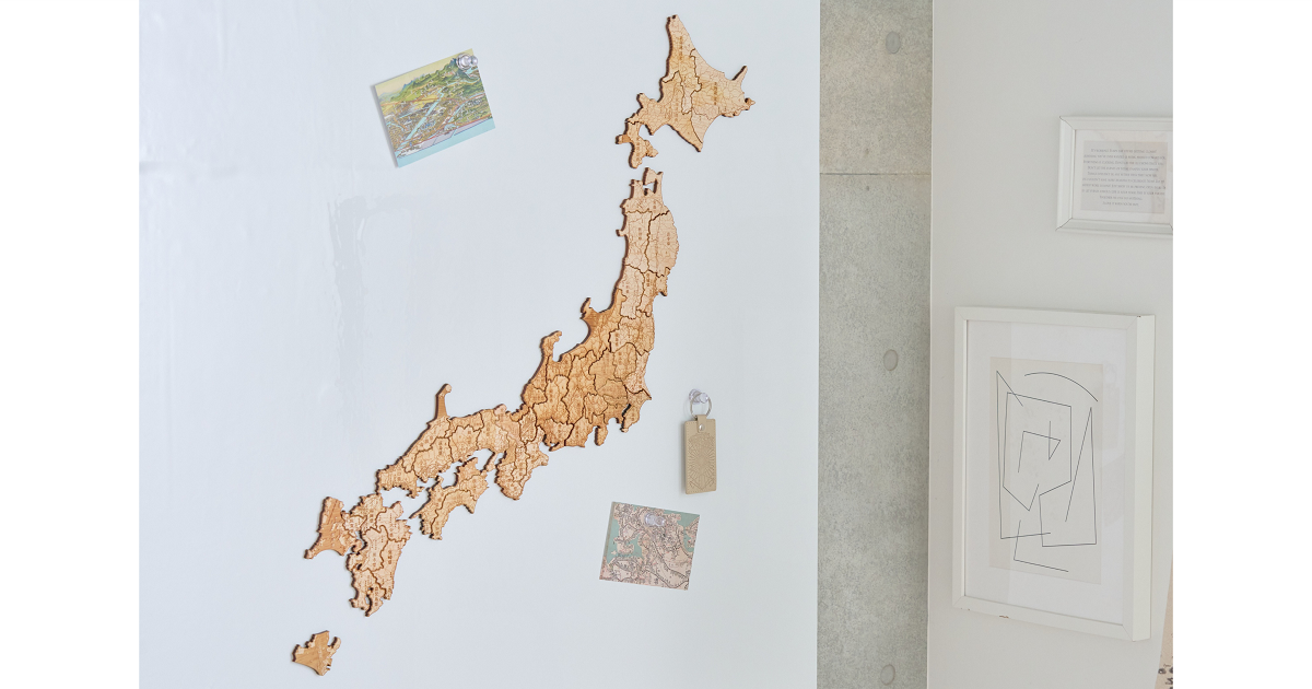 ゼンリンが手掛ける雑貨ブランド「Map Design GALLERY」から都道府県が