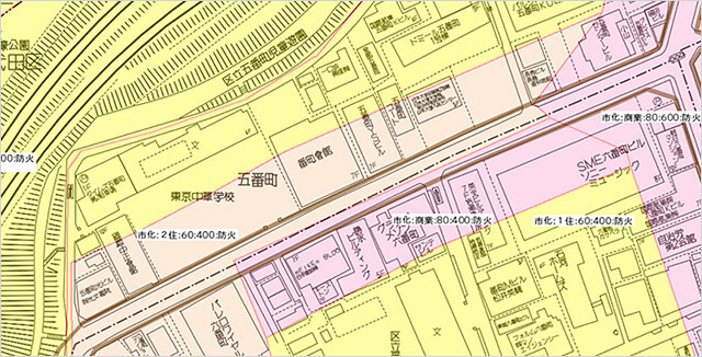 (株)ゼンリン　用途地域地図