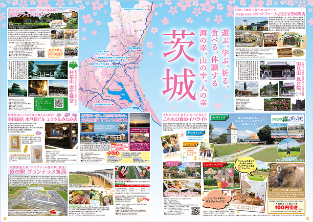 「道の駅」 旅案内地域版(フリーマガジン)