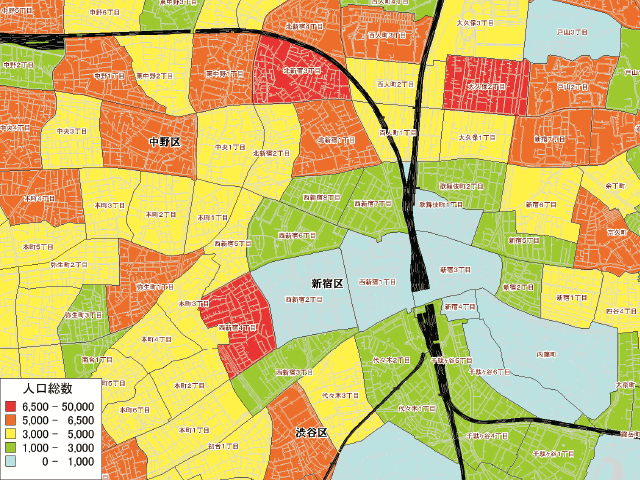 統計地図データ