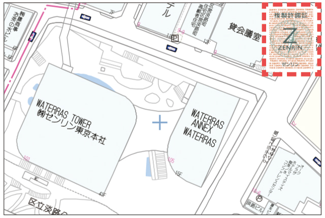 地図画像切り出し機能