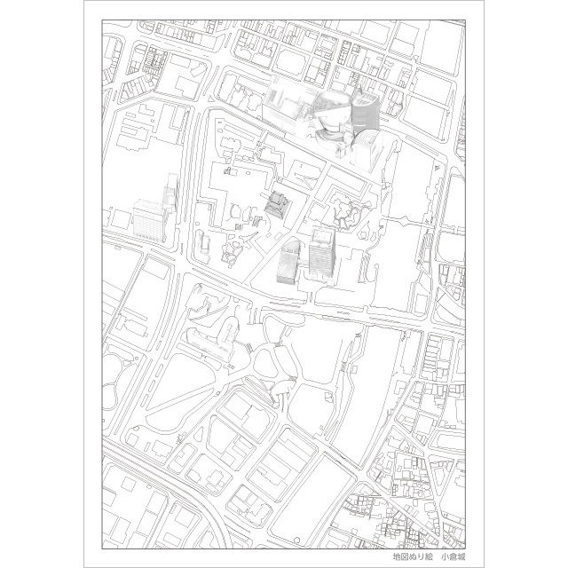 地図ぬり絵 株式会社ゼンリン 地図ぬり絵 株式会社ゼンリン