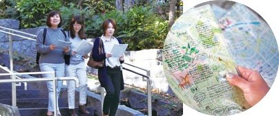街歩きイベントのノベルティ
