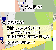 地下鉄出入口表示